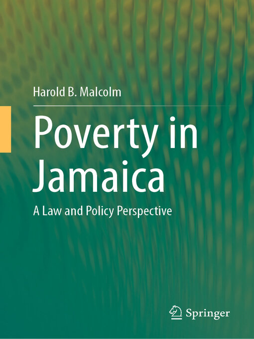 Title details for Poverty in Jamaica by Harold B. Malcolm - Available